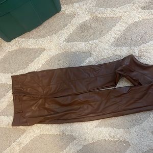 Zara leather pants
